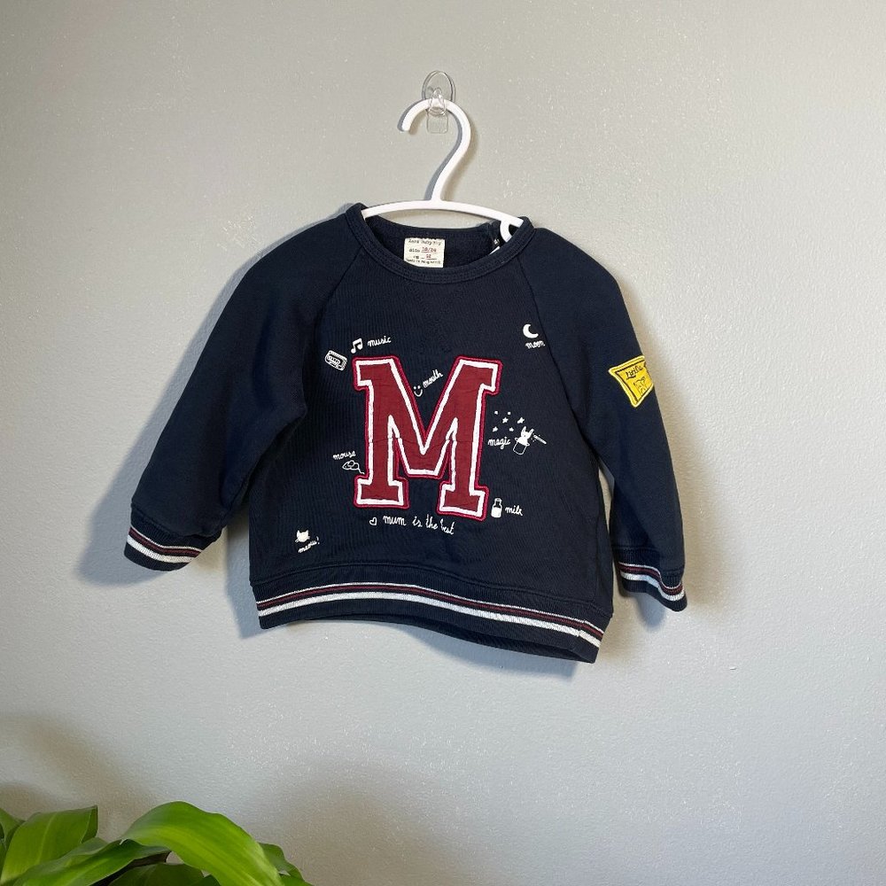 18-24 MONTHS BABY BOY LONG SLEEVE SWEATER ZARA